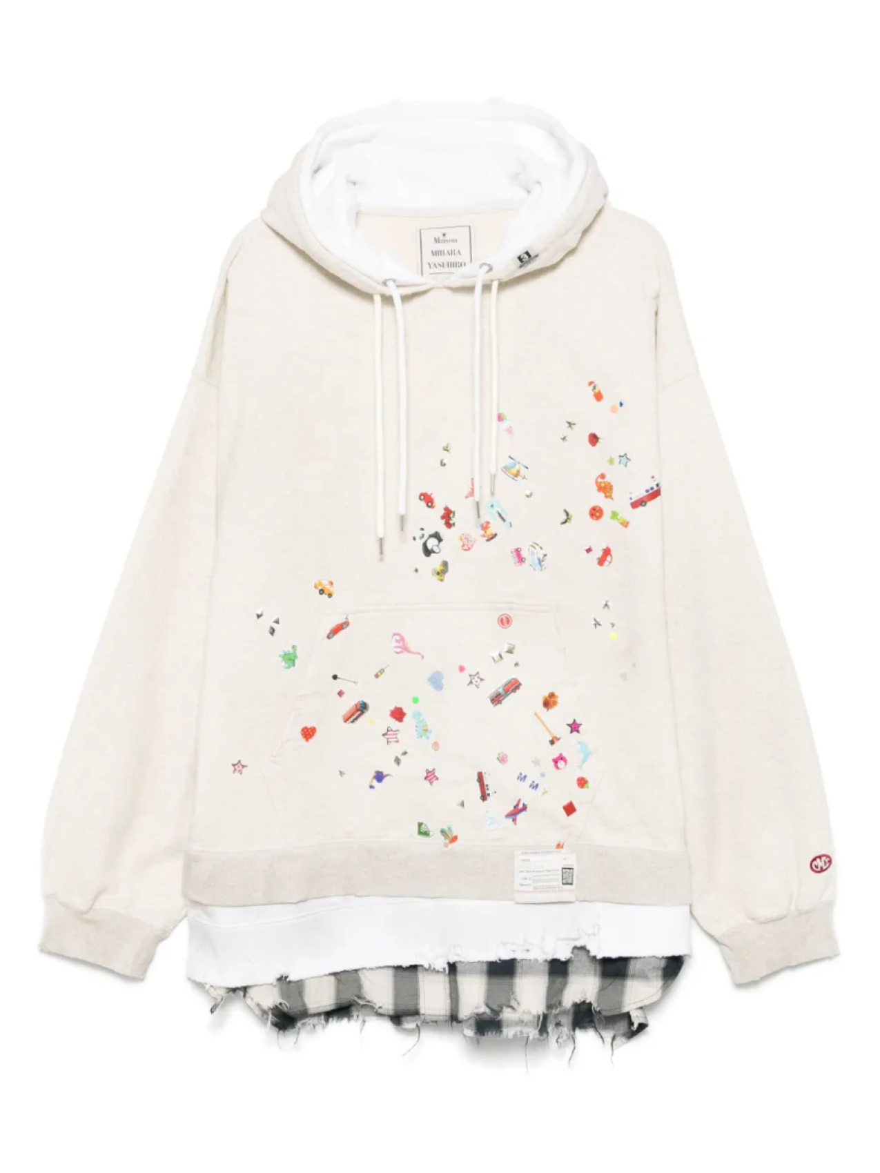 Maison MIHARA YASUHIRO многослойное худи, нейтральный
Maison MIHARA YASUHIRO многослойное худи, нейтральный