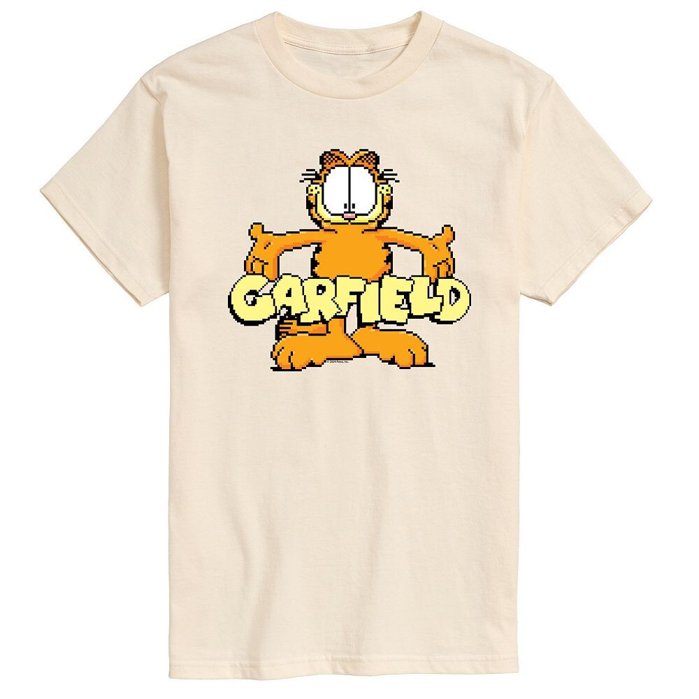 Мужская футболка с логотипом Garfield Standing и графическим рисунком Licensed Character, цвет Cream 
Мужская футболка с логотипом Garfield Standing и графическим рисунком Licensed Character, цвет Cream
