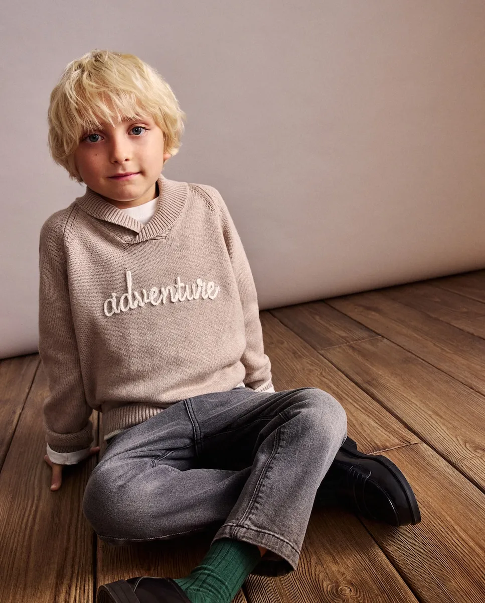 Детский джемпер с особым воротником и шнурком Adventure Coconut El Corte Inglés, светло-серый
Детский джемпер с особым воротником и шнурком Adventure Coconut El Corte Inglés, светло-серый