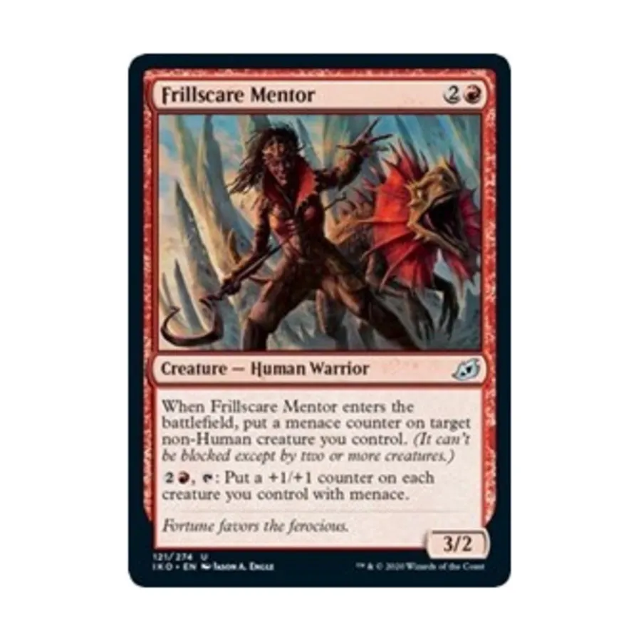 CCG Наставник Frillscare (U), MTG - Ikoria - Lair of Behemoths
CCG Наставник Frillscare (U), MTG - Ikoria - Lair of Behemoths