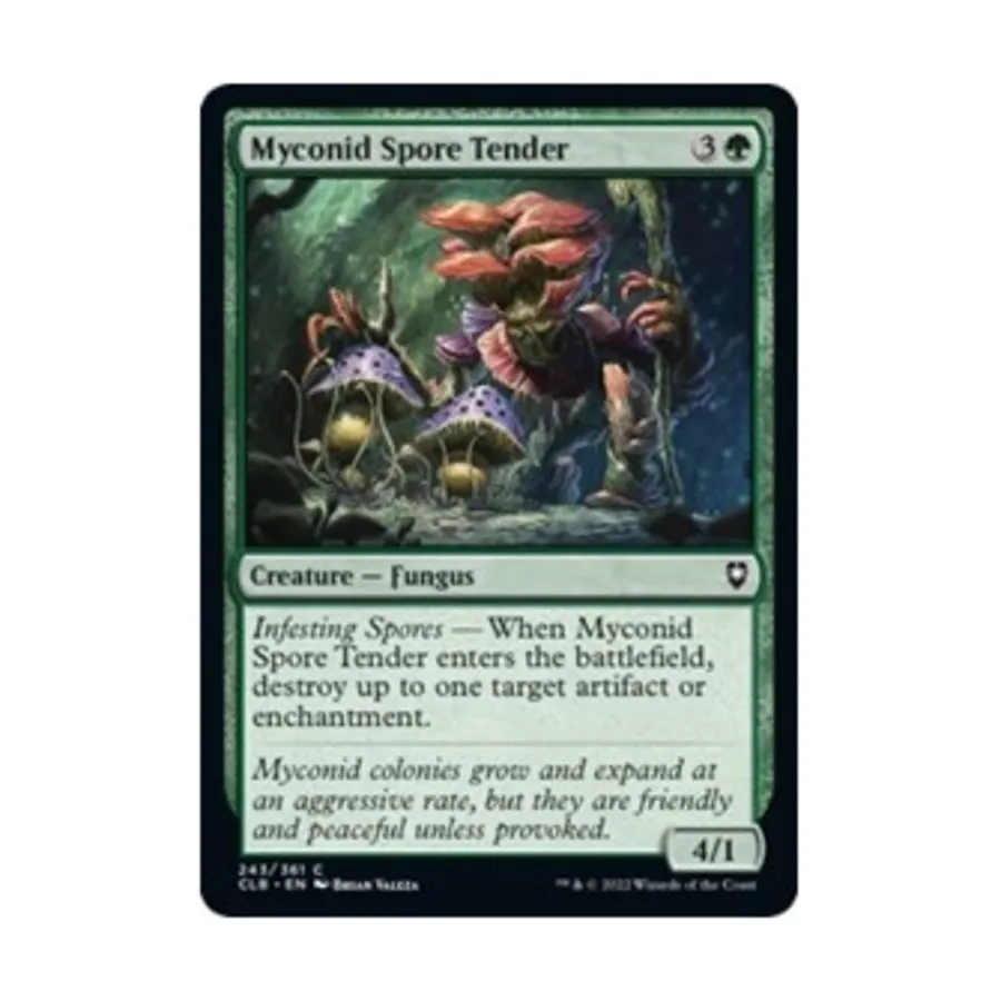 CCG Тендер для спор миконидов (C) (фольга), MTG - Commander Legends - Battle for Baldur's Gate
CCG Тендер для спор миконидов (C) (фольга), MTG - Commander Legends - Battle for Baldur's Gate