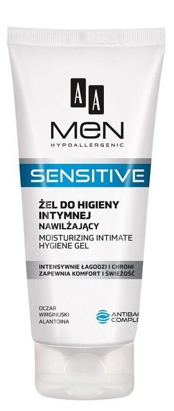 AA Men Sensitive гель для интимной гигиены, 200 ml
AA Men Sensitive гель для интимной гигиены, 200 ml