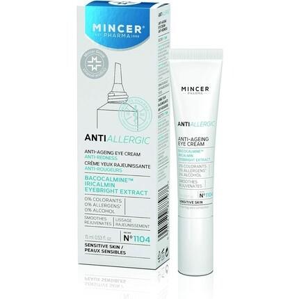 Mincer Pharma Противоаллергический, против покраснений, против старения, разглаживающий крем для глаз для чувствительной кожи с бакокальмином, ирикалмином и экстрактом очанки 15 мл, Mincer Est. Pharma 1989
Mincer Pharma Противоаллергический, против покраснений, против старения, разглаживающий крем для глаз для чувствительной кожи с бакокальмином, ирикалмином и экстрактом очанки 15 мл, Mincer Est. Pharma 1989