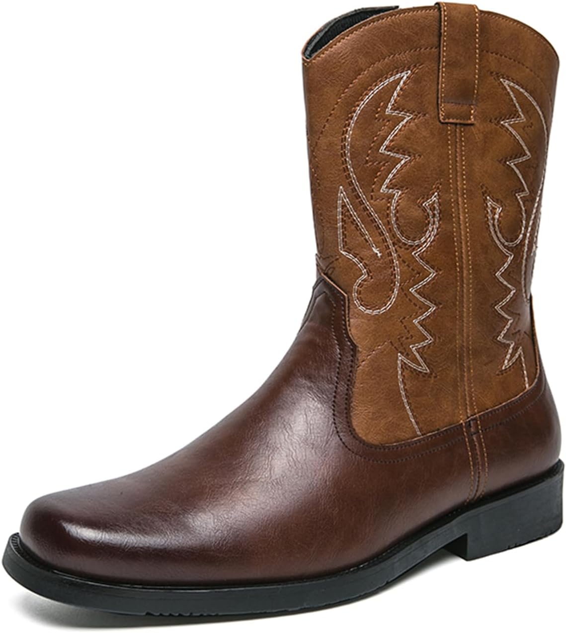 Мужские ковбойские сапоги Abborora, модные вышитые вестерн-сапоги, противоскользящие, с квадратным носком, на среднюю голень, мужские праздничные сапоги, темно-коричневый
Мужские ковбойские сапоги Abborora, модные вышитые вестерн-сапоги, противоскользящие, с квадратным носком, на среднюю голень, мужские праздничные сапоги, темно-коричневый