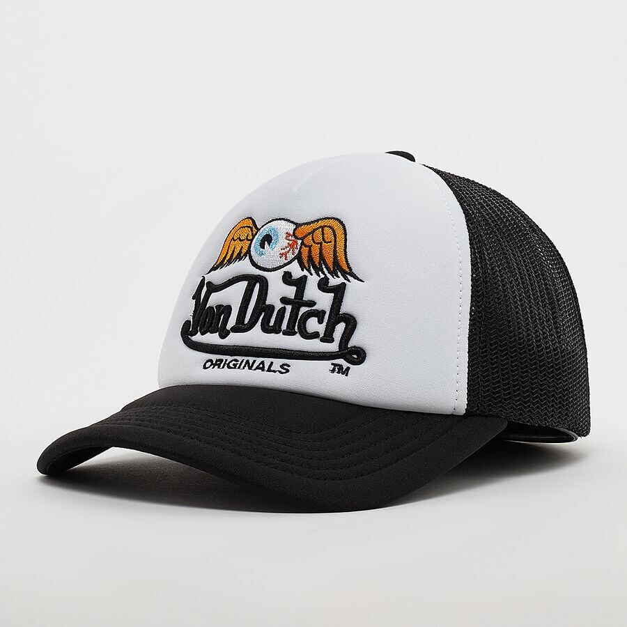 Бейсболка Trucker Foam Flying Eyeball Von Dutch, цвет white/black
Бейсболка Trucker Foam Flying Eyeball Von Dutch, цвет white/black