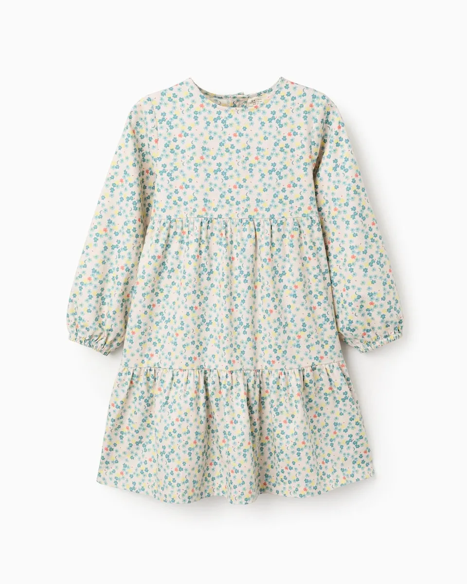 Детское платье 100% хлопок с цветочным узором Zippy, белый
Детское платье 100% хлопок с цветочным узором Zippy, белый