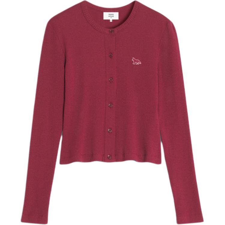 Кардиган ребристый с вышивкой Fox от Maison Kitsuné Maison Kitsune, красный
Кардиган ребристый с вышивкой Fox от Maison Kitsuné Maison Kitsune, красный