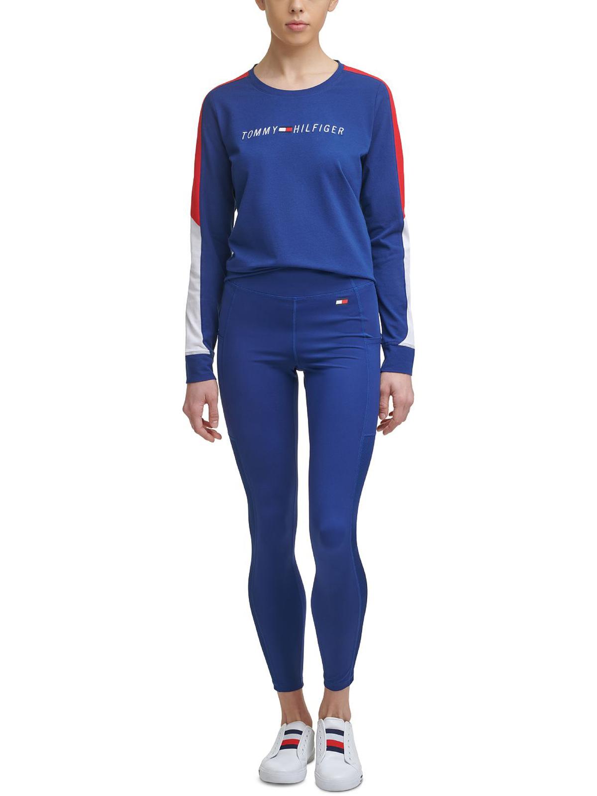 Женские спортивные леггинсы с ребристыми вставками и высокой талией Tommy Hilfiger Sport, темно-синий
Женские спортивные леггинсы с ребристыми вставками и высокой талией Tommy Hilfiger Sport, темно-синий