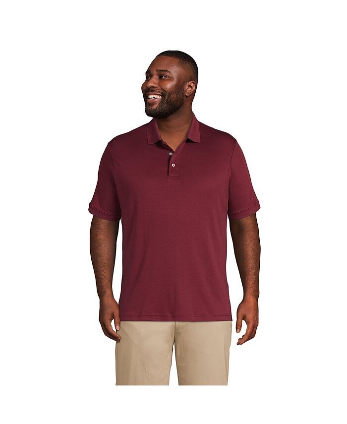 Мужская супермягкая рубашка-поло Supima с короткими рукавами для больших и высоких размеров Lands' End, красный
Мужская супермягкая рубашка-поло Supima с короткими рукавами для больших и высоких размеров Lands' End, красный