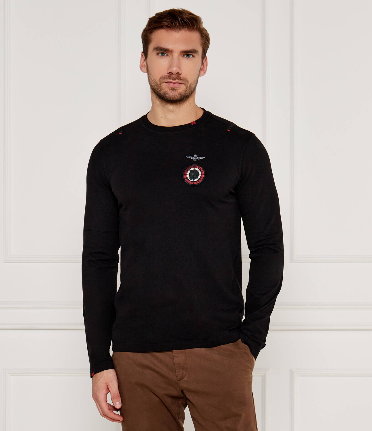 Лонгслив Aeronautica Militare Regular Fit, черный
Лонгслив Aeronautica Militare Regular Fit, черный