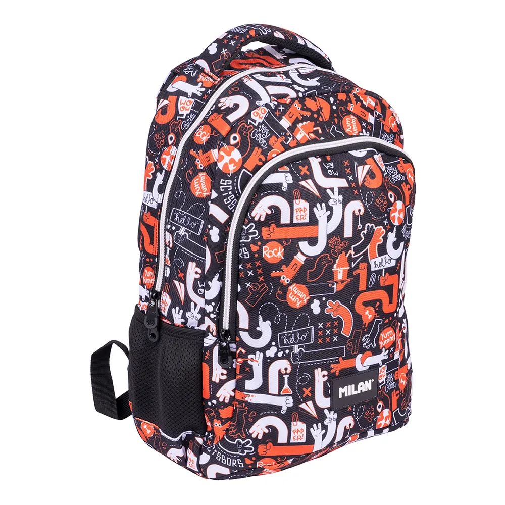 Рюкзак MILAN 2 на молнии для школы, специальная серия Fingers, 21 л, черный
Рюкзак MILAN 2 на молнии для школы, специальная серия Fingers, 21 л, черный