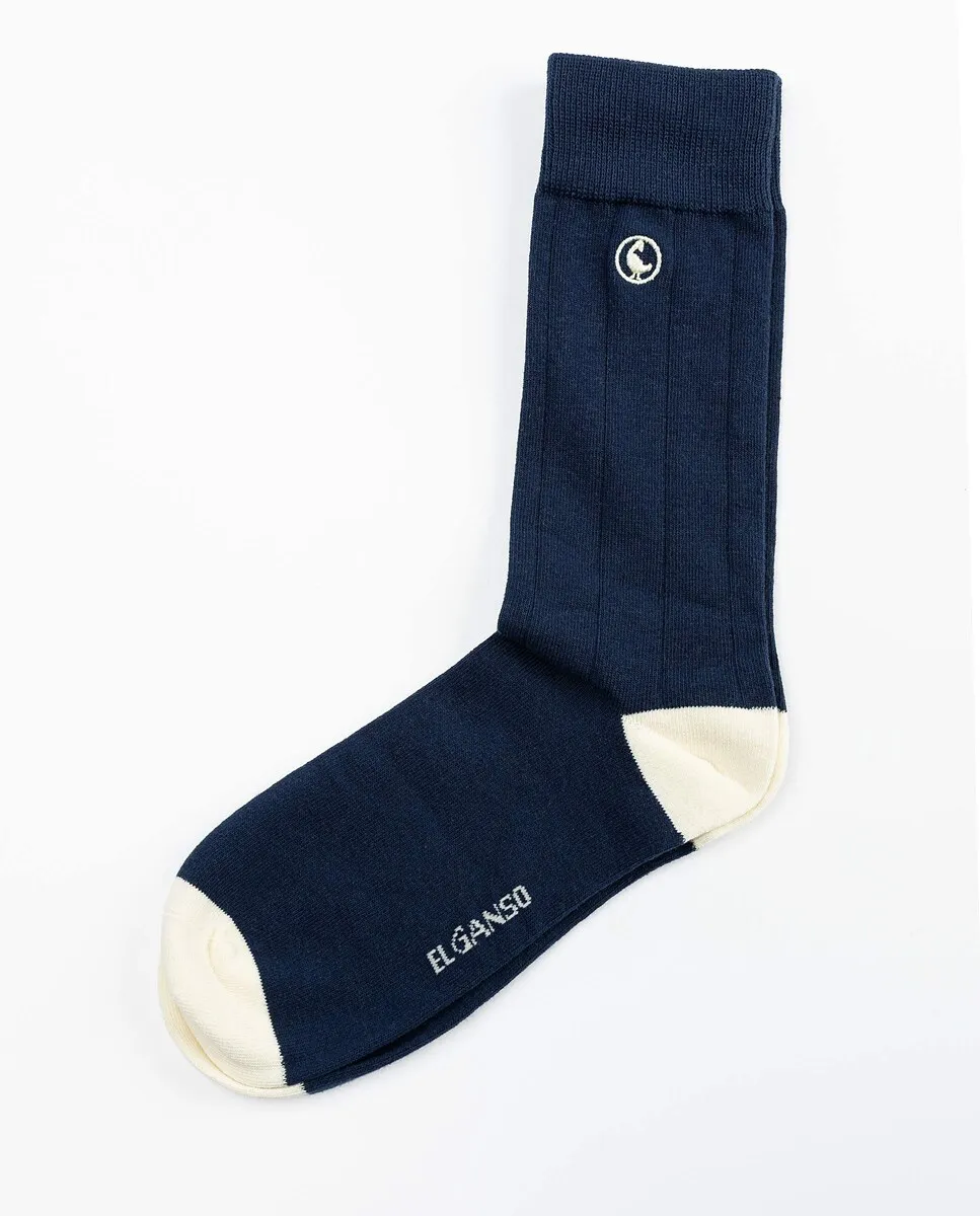 Мужской носки из хлопка в рубчик El Ganso, синий
Мужской носки из хлопка в рубчик El Ganso, синий