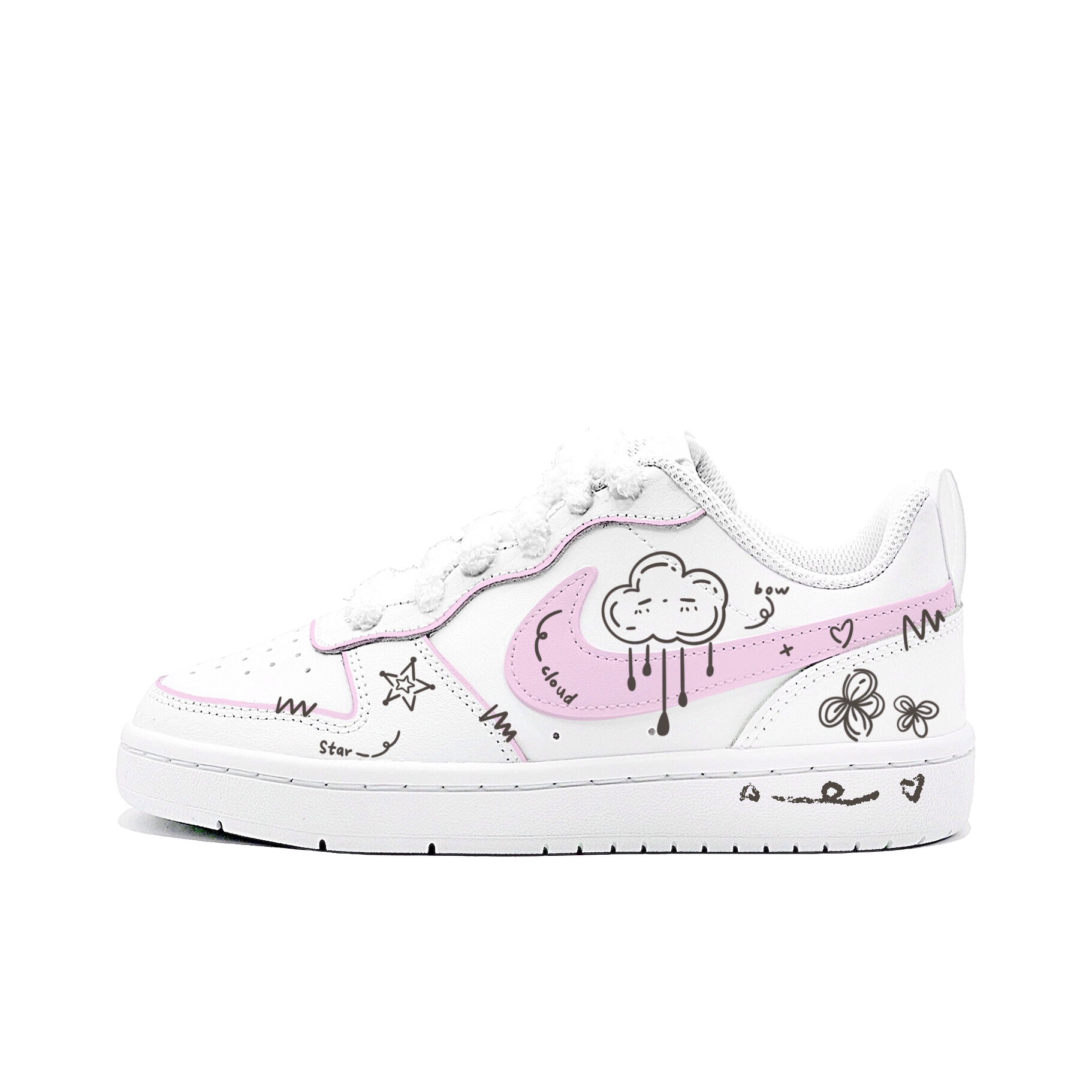 Nike Court Borough Cloud Roaming нескользящие низкие скейтерские кроссовки White детские
Nike Court Borough Cloud Roaming нескользящие низкие скейтерские кроссовки White детские