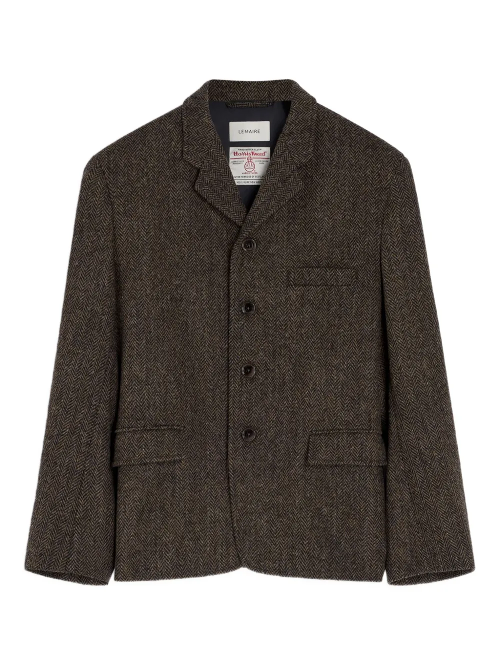 Пиджак с узором в елочку LEMAIRE, коричневый
Пиджак с узором в елочку LEMAIRE, коричневый