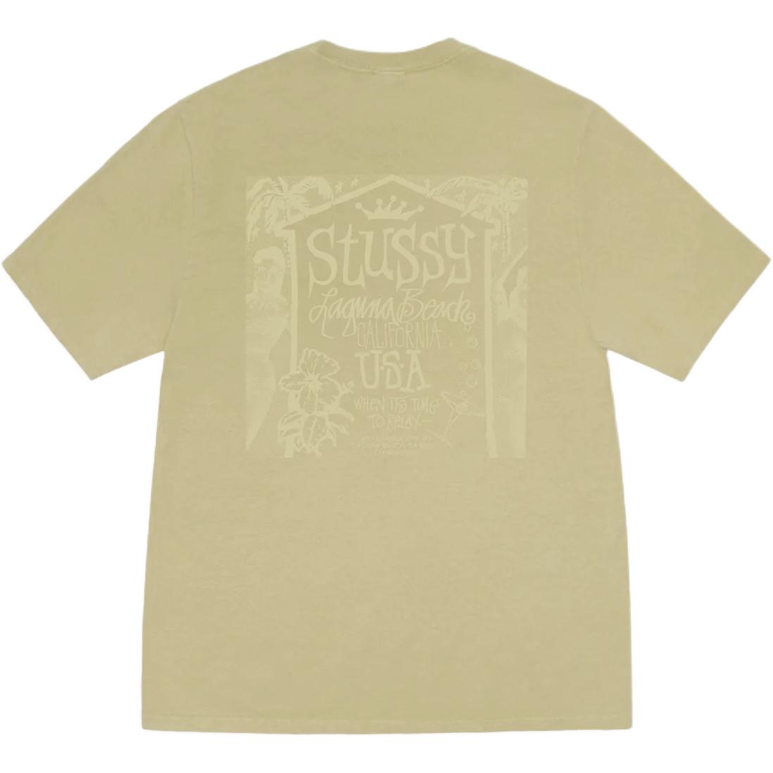 Футболка Beach House пигментного крашения Stussy, хаки
Футболка Beach House пигментного крашения Stussy, хаки