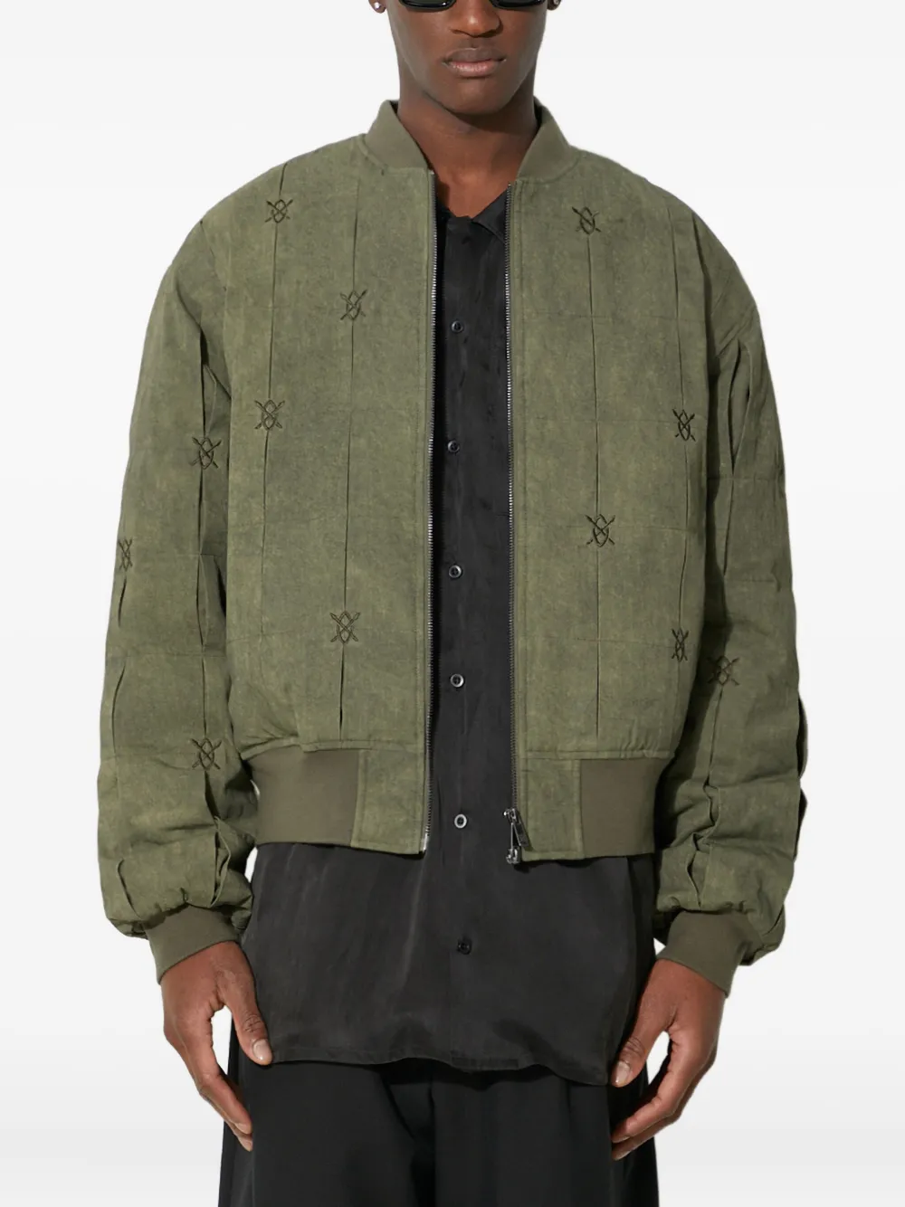 Вышитая куртка-бомбер Daily Paper, зеленый
Вышитая куртка-бомбер Daily Paper, зеленый