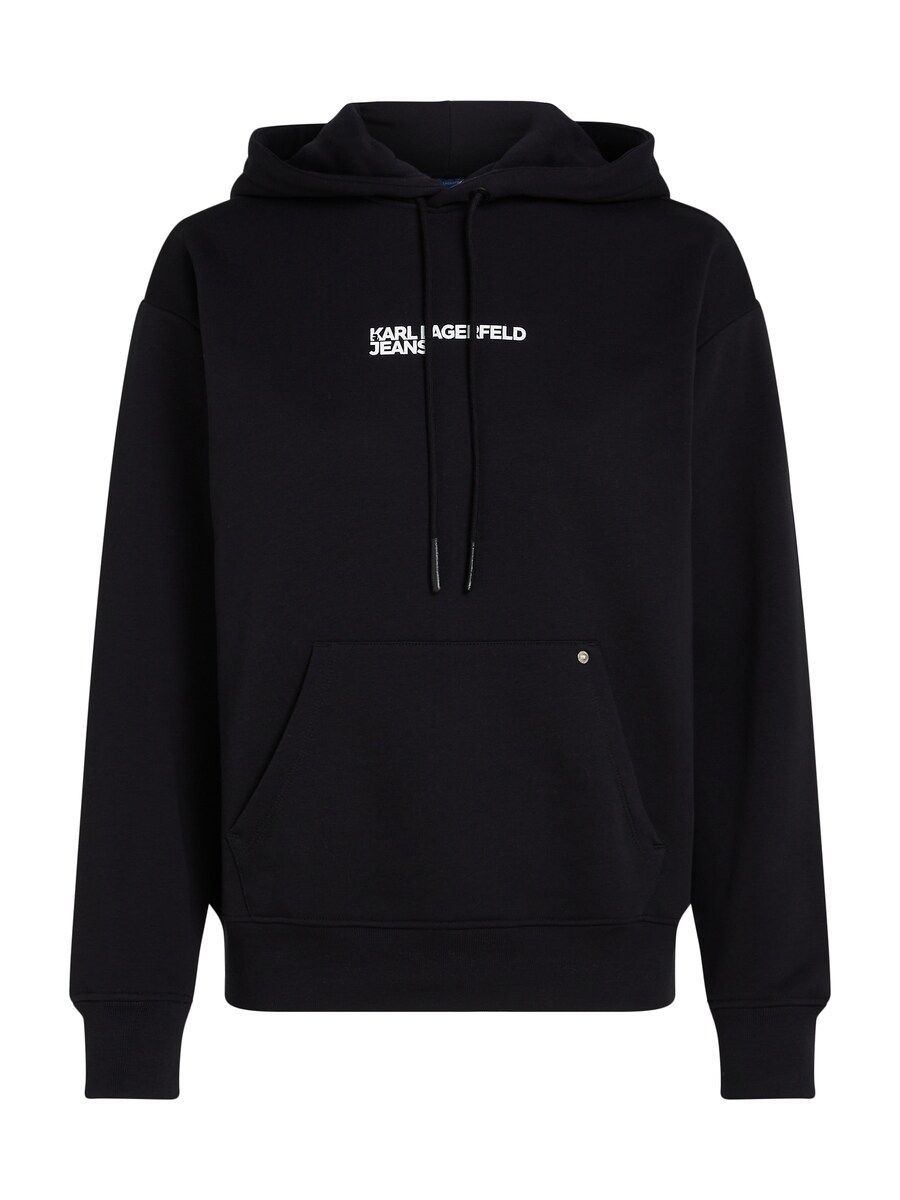 Толстовка с капюшоном KARL LAGERFELD JEANS Sweatshirt, черный 
Толстовка с капюшоном KARL LAGERFELD JEANS Sweatshirt, черный