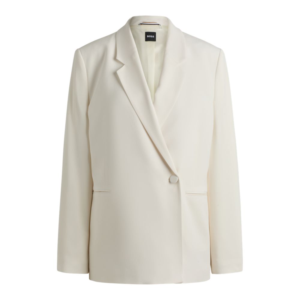 Куртка свободного кроя с пуговицей BOSS, белый
Куртка свободного кроя с пуговицей BOSS, белый