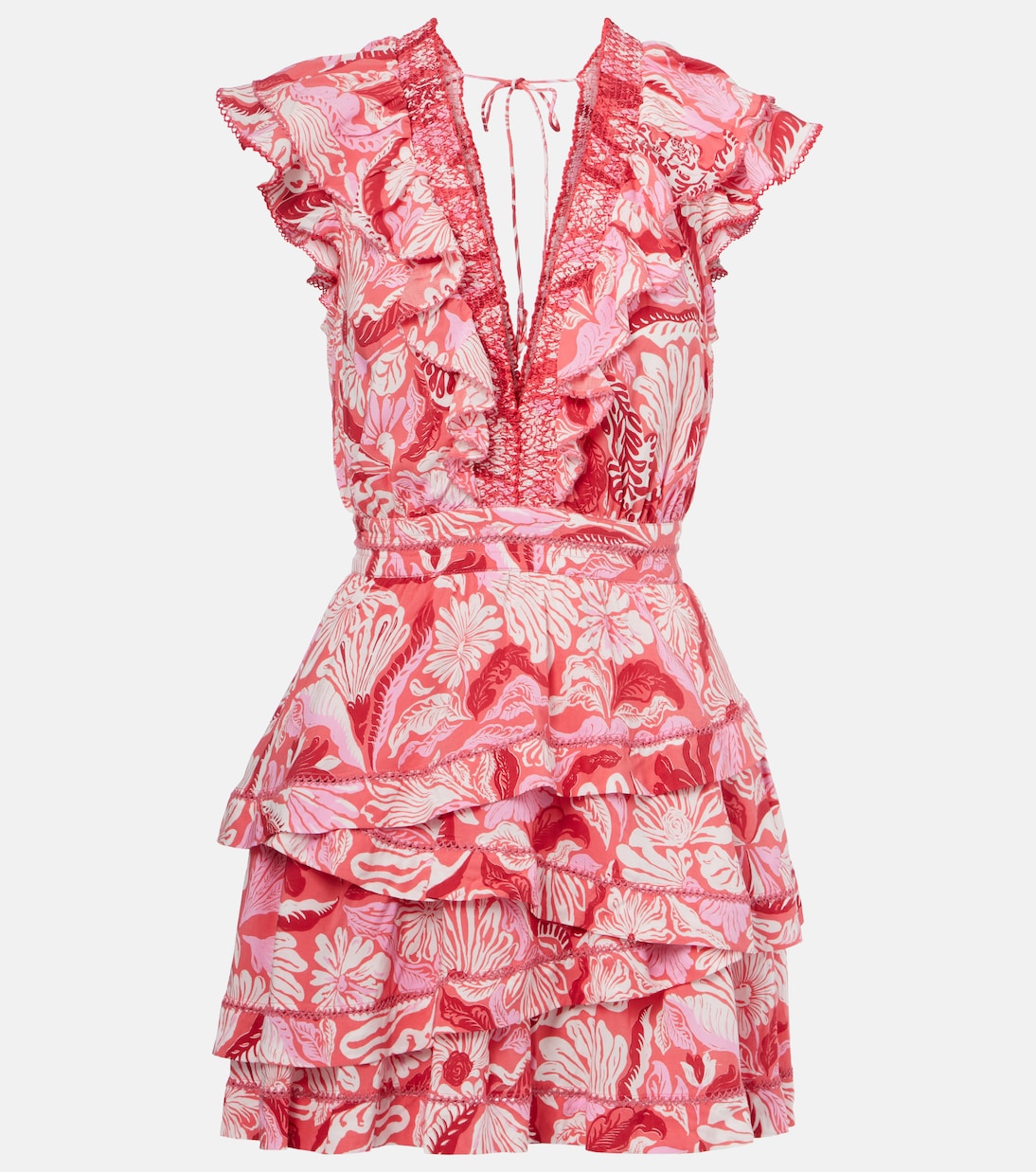 Короткое платье из сатина с цветочным принтом Carol Poupette St Barth, Pink Tiger Lily
Короткое платье из сатина с цветочным принтом Carol Poupette St Barth, Pink Tiger Lily