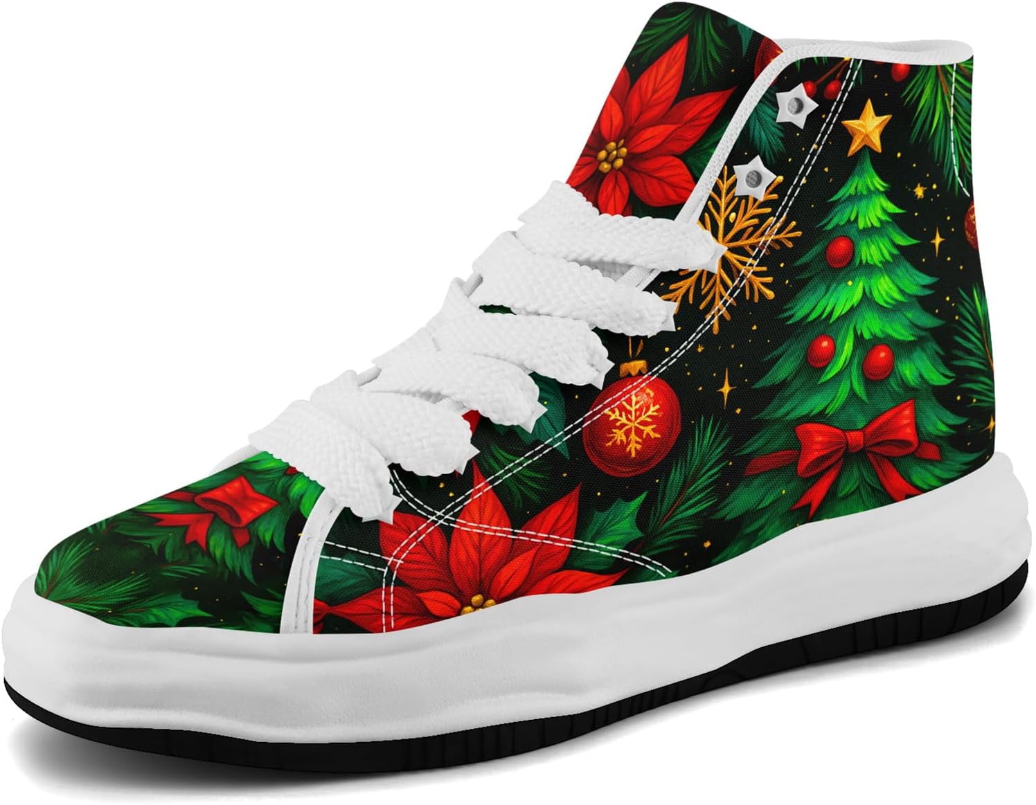 Высокие кеды AWSOLE на Рождество для женщин и мужчин, милые праздничные кроссовки из холщовой ткани, для вечеринок, повседневные шнуровки, модная обувь для прогулок, белый/черный/красный/зеленый/оранжевый
Высокие кеды AWSOLE на Рождество для женщин и мужчин, милые праздничные кроссовки из холщовой ткани, для вечеринок, повседневные шнуровки, модная обувь для прогулок, белый/черный/красный/зеленый/оранжевый