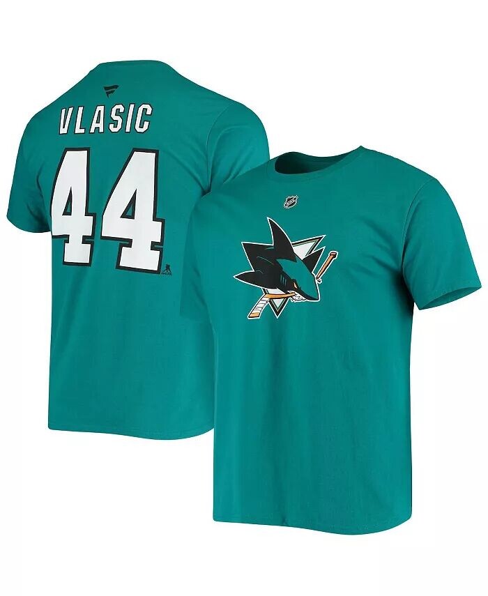 Мужская футболка с именем и номером игрока Marc-Edouard Vlasic San Jose Sharks Fanatics
Мужская футболка с именем и номером игрока Marc-Edouard Vlasic San Jose Sharks Fanatics