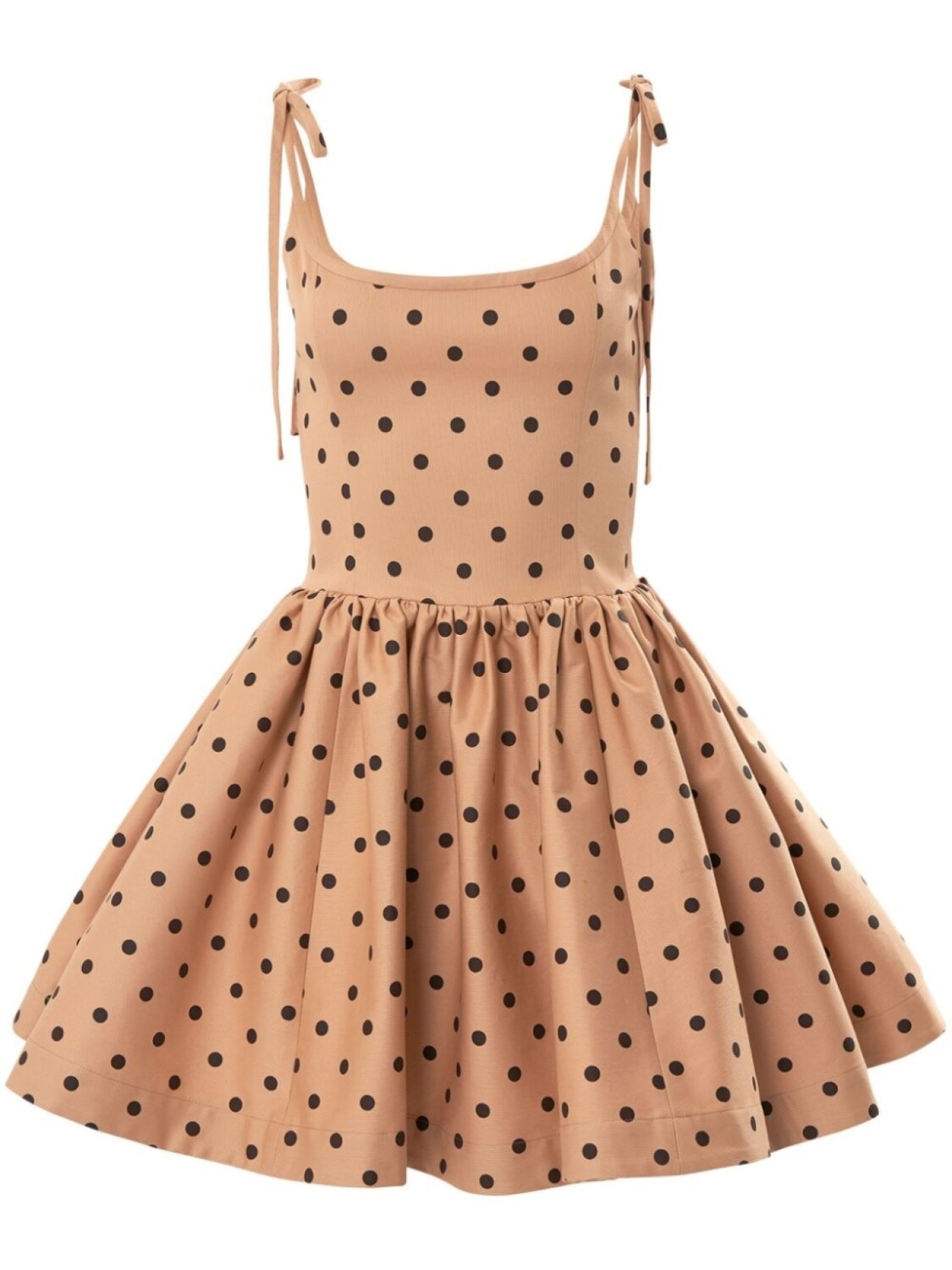 Платье мини в горох с бантом Carolina Herrera, коричневый
Платье мини в горох с бантом Carolina Herrera, коричневый