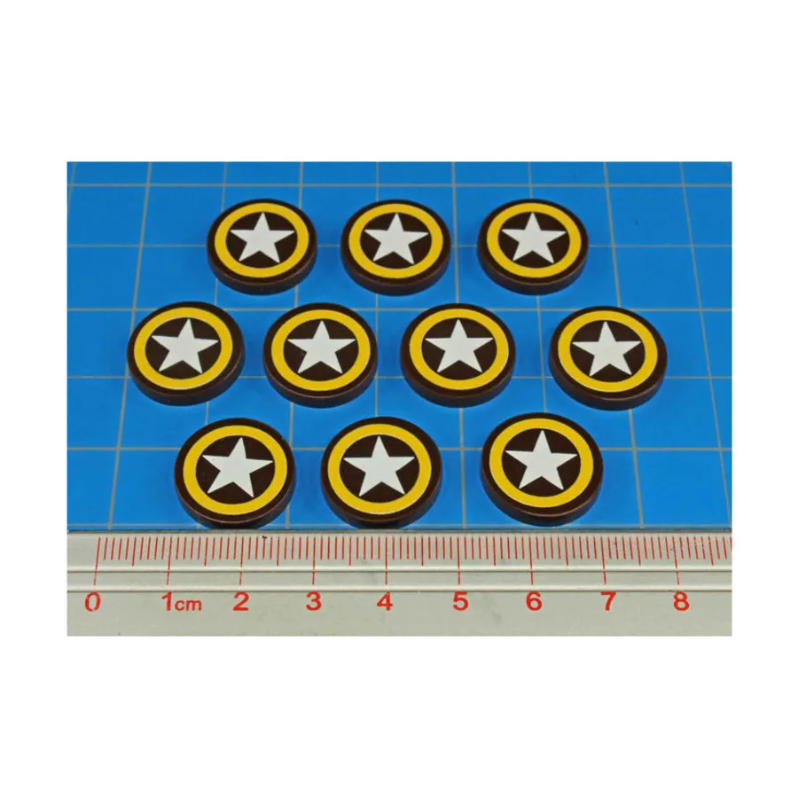 Печатные жетоны фракций времен Второй мировой войны премиум-класса — Командование американской армии, Token Sets - WWII Factions & Flags
Печатные жетоны фракций времен Второй мировой войны премиум-класса — Командование американской армии, Token Sets - WWII Factions & Flags