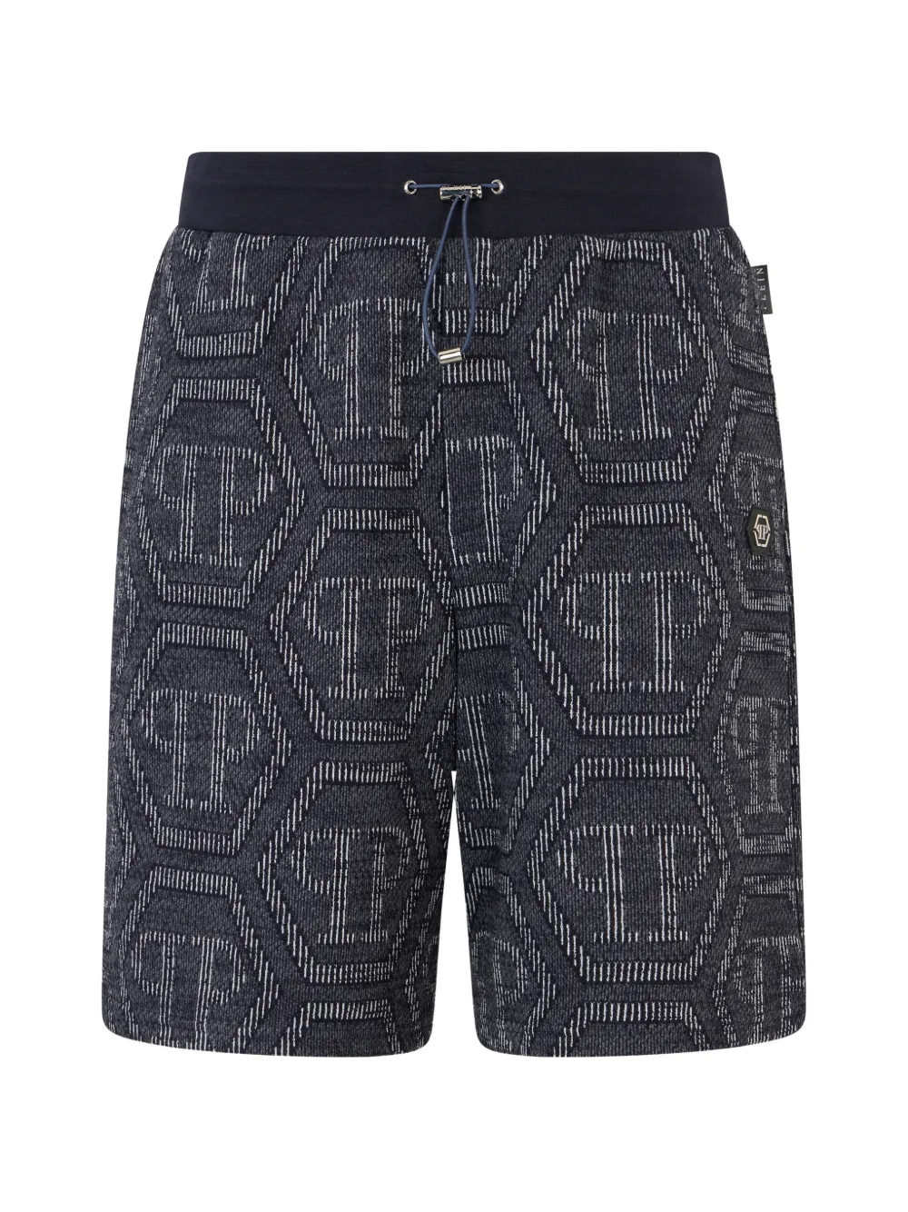 Жаккардовые шорты с монограммой Philipp Plein, синий
Жаккардовые шорты с монограммой Philipp Plein, синий