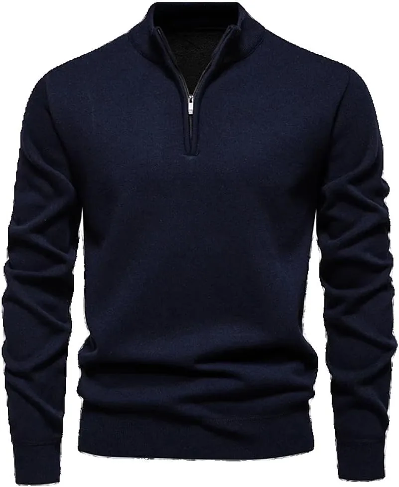 Толстый мужской вязаный свитер Korean Style осень-зима Slim Fit с полумолнией MIGAOQ
Толстый мужской вязаный свитер Korean Style осень-зима Slim Fit с полумолнией MIGAOQ