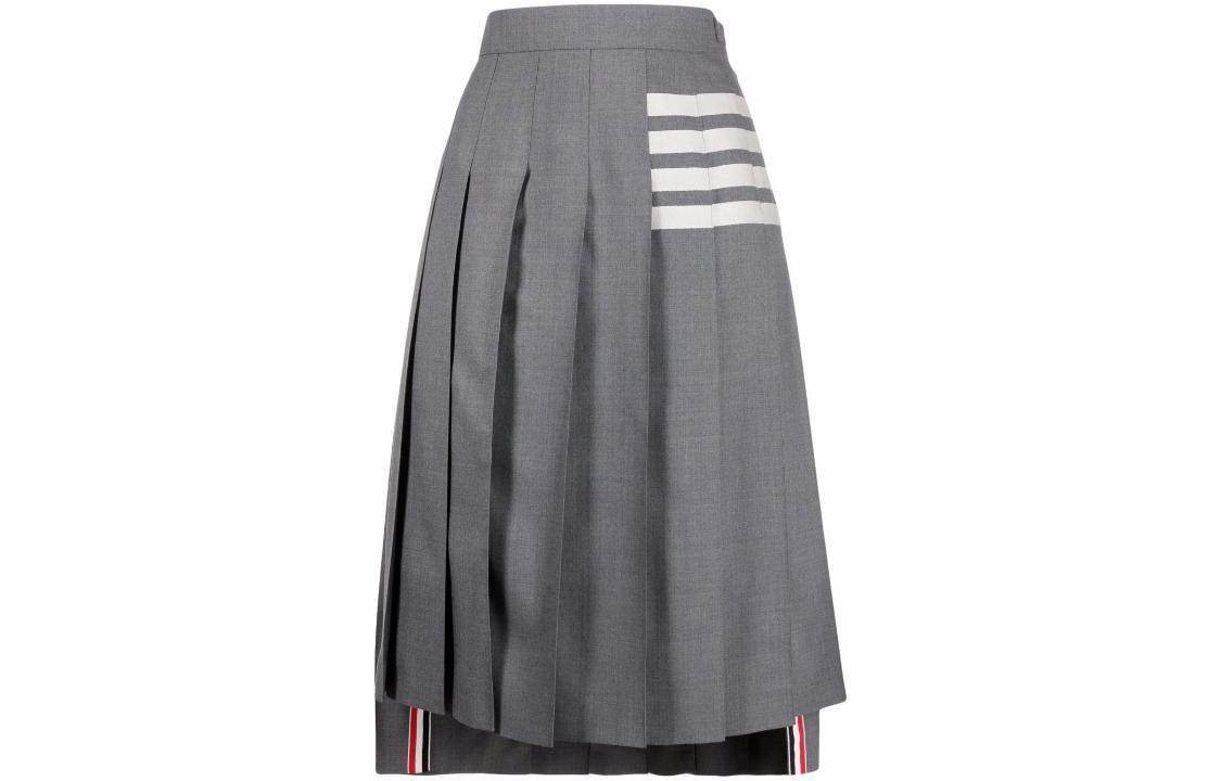 Асимметричная плиссированная миди-юбка THOM BROWNE, серый
Асимметричная плиссированная миди-юбка THOM BROWNE, серый