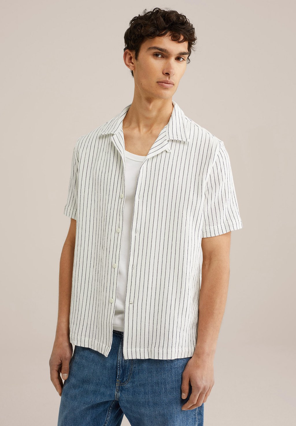 Рубашка WE Fashion, кремовый
Рубашка WE Fashion, кремовый