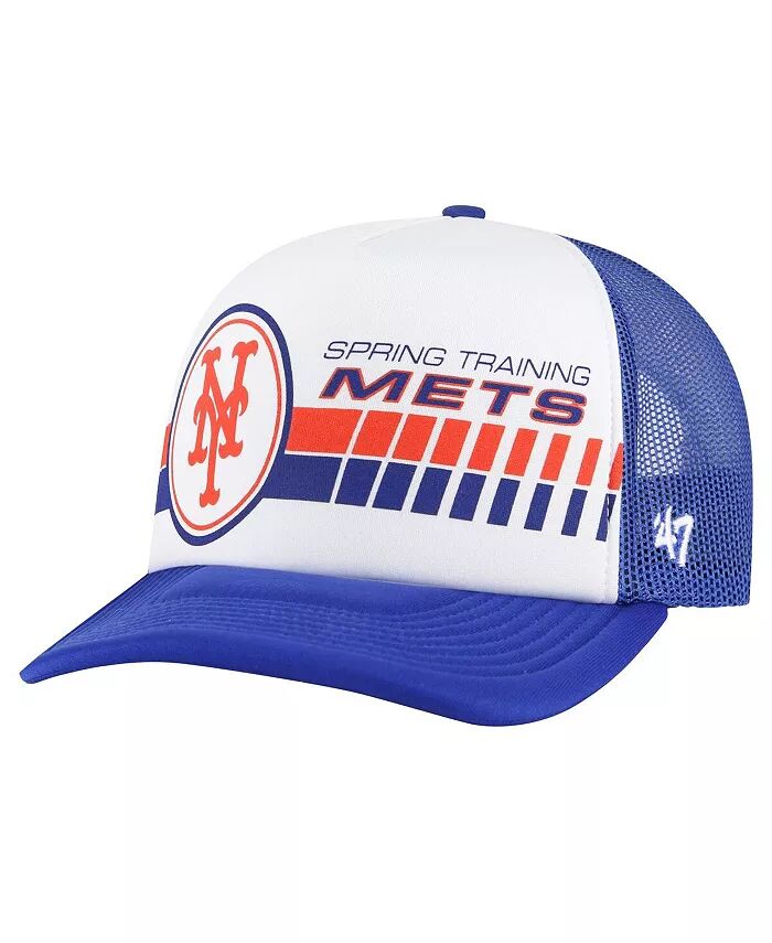 Мужская белая/королевская кепка New York Mets 2024 Spring Training Foam Trucker Adjustable '47 Brand
Мужская белая/королевская кепка New York Mets 2024 Spring Training Foam Trucker Adjustable '47 Brand