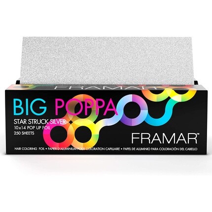 Фольга для волос Big Poppa с тиснением Pop Up для мелирования 10X14, Framar
Фольга для волос Big Poppa с тиснением Pop Up для мелирования 10X14, Framar