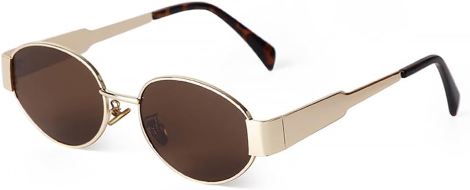 Ретро овальные солнцезащитные очки для женщин и мужчин, круглые панк-очки в золотистой металлической оправе, очки для вождения, солнцезащитные очки с прозрачными линзами, мужские, с защитой от УФ-излучения generic, C3 Gold Brown
Ретро овальные солнцезащитные очки для женщин и мужчин, круглые панк-очки в золотистой металлической оправе, очки для вождения, солнцезащитные очки с прозрачными линзами, мужские, с защитой от УФ-излучения generic, C3 Gold Brown