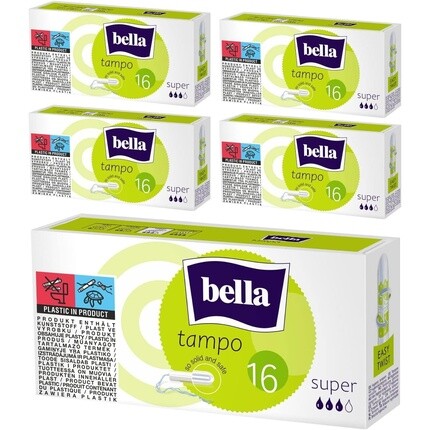 Супертампоны Bella Tampo с системой Easy-Twist, 16 шт.
Супертампоны Bella Tampo с системой Easy-Twist, 16 шт.