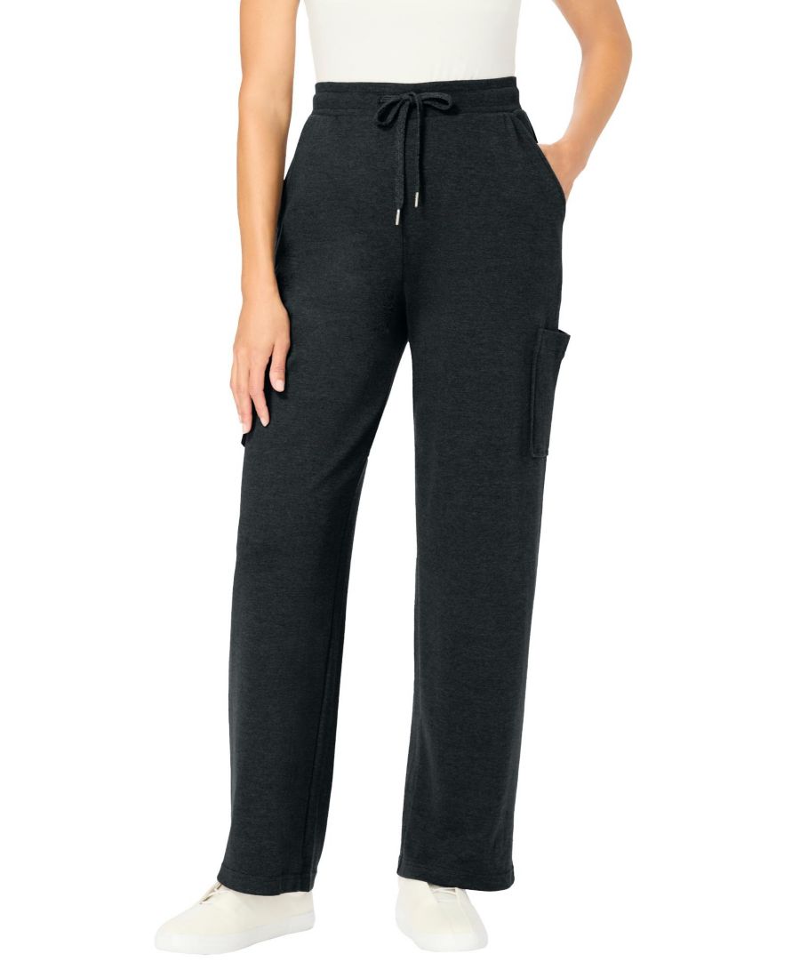 Женские трикотажные брюки-карго Within с завязками на шее Woman Within, Heather charcoal
Женские трикотажные брюки-карго Within с завязками на шее Woman Within, Heather charcoal