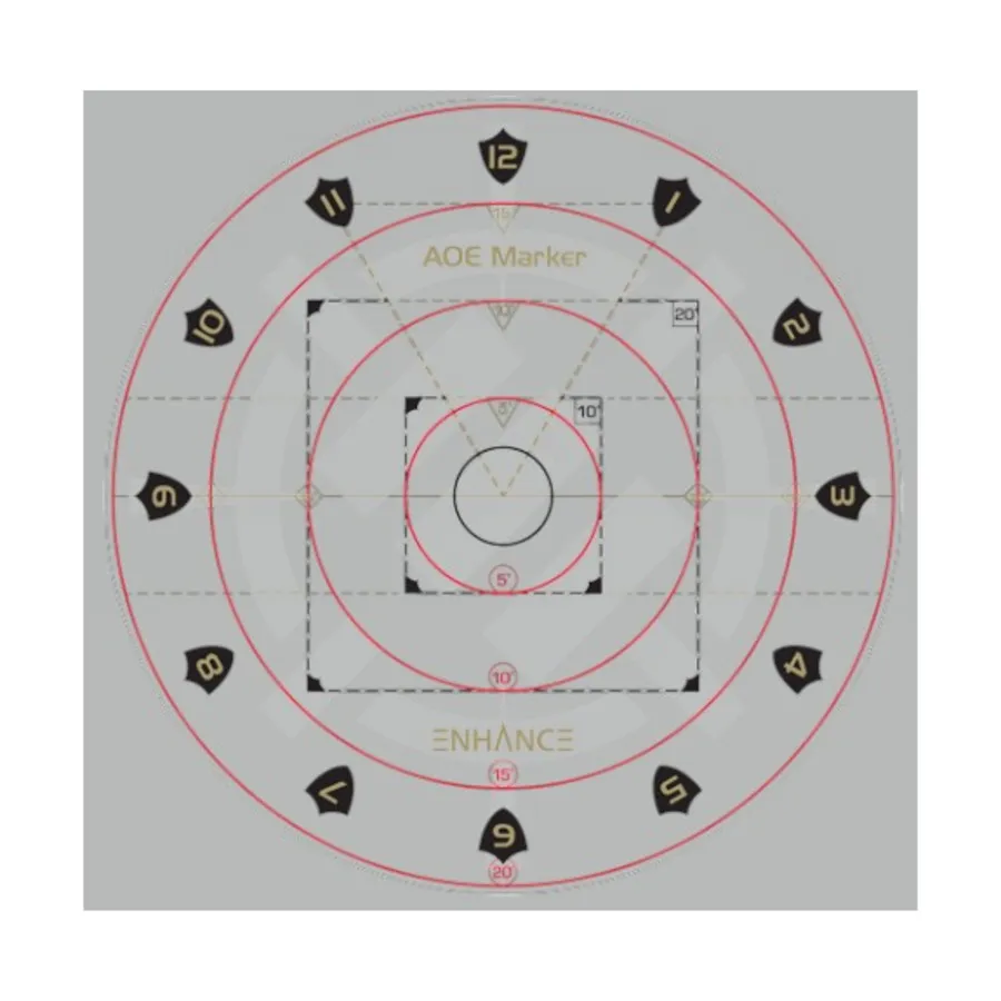 Маркер области заклинания TTRPG, Supplies (Enhance Tabletop)
Маркер области заклинания TTRPG, Supplies (Enhance Tabletop)