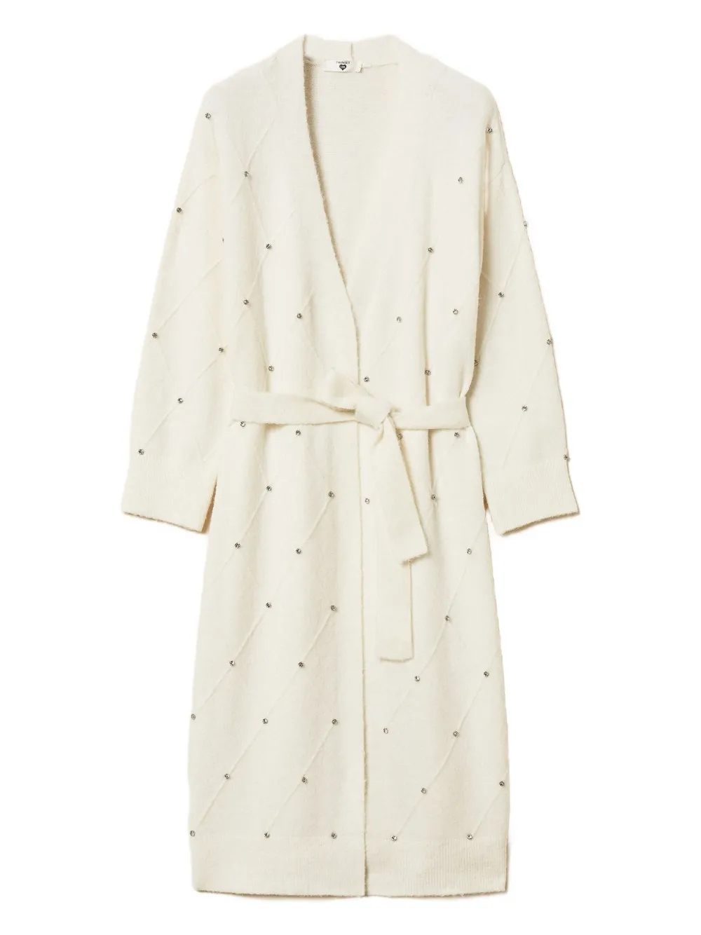 Вышитый кардиган Twinset, молочно-белый
Вышитый кардиган Twinset, молочно-белый