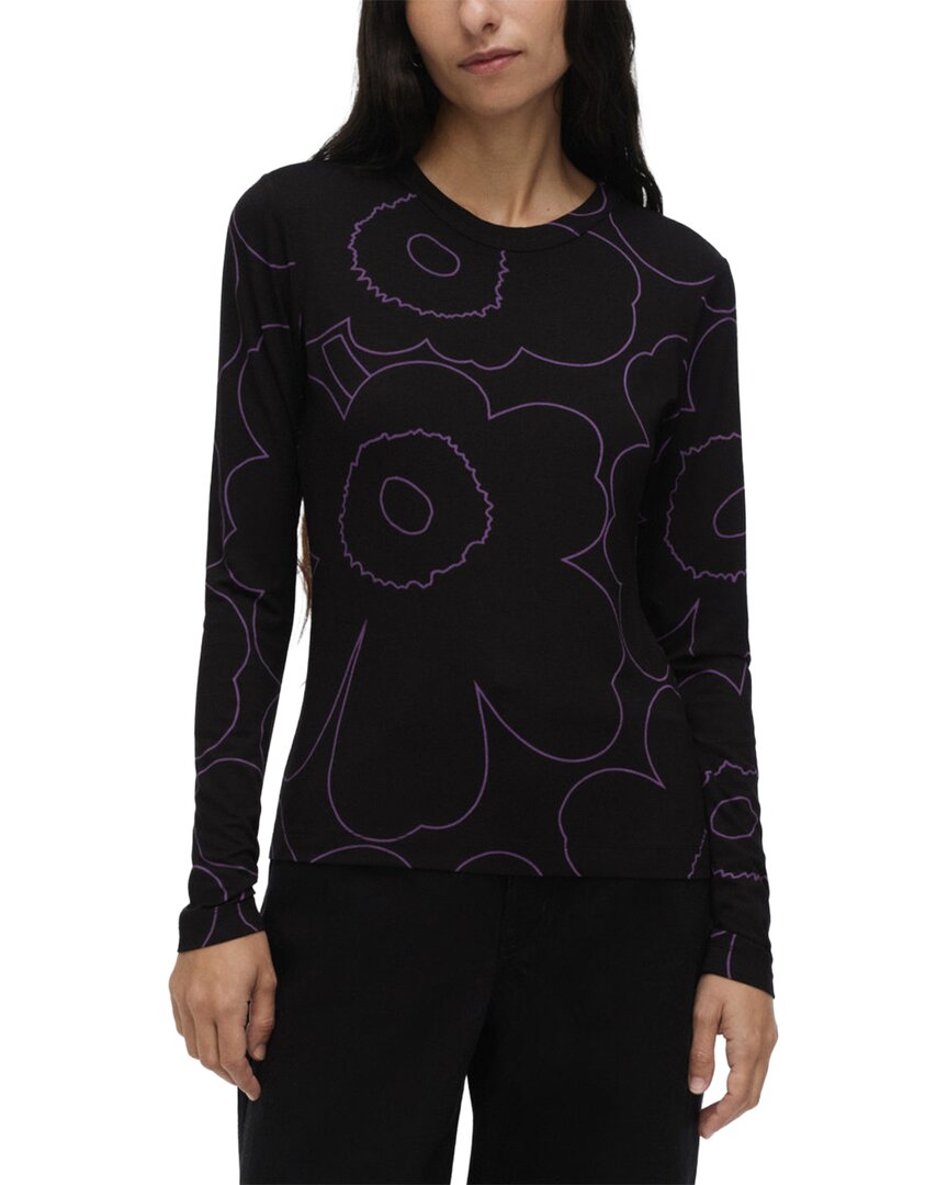Трикотажная рубашка Marimekko Vieda Piirto Unikko, черный
Трикотажная рубашка Marimekko Vieda Piirto Unikko, черный