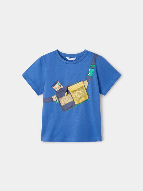 Футболка стандартного кроя Mayoral, синий 
Футболка стандартного кроя Mayoral, синий