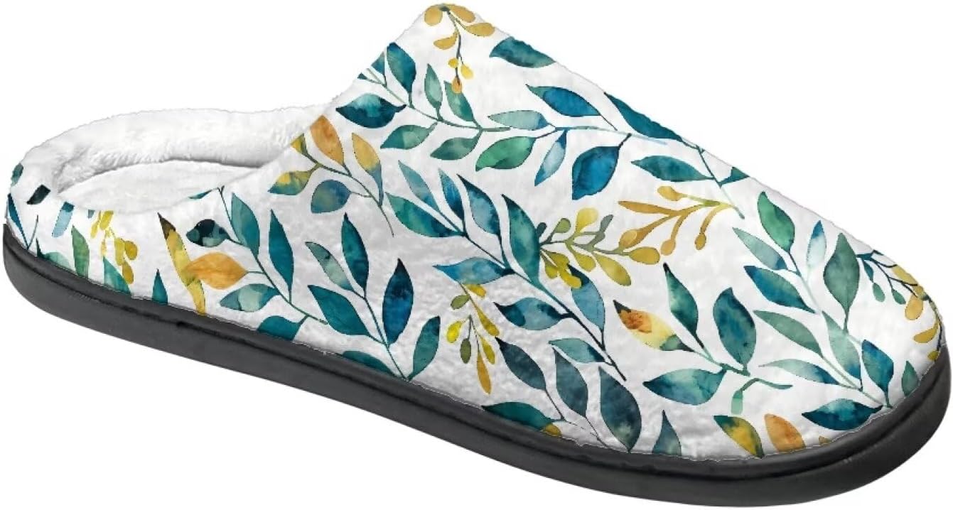 Тапочки для женщин и мужчин, домашние мягкие плюшевые тапочки с мемори-пеной, теплые Rweroyiu, Fresh Leaf
Тапочки для женщин и мужчин, домашние мягкие плюшевые тапочки с мемори-пеной, теплые Rweroyiu, Fresh Leaf