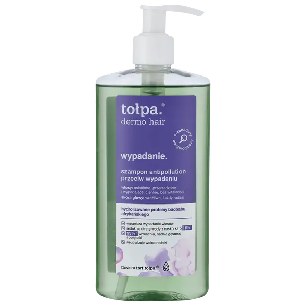Шампунь Antipollution против выпадения волос, 250 мл Tołpa Dermo hair wypadanie
Шампунь Antipollution против выпадения волос, 250 мл Tołpa Dermo hair wypadanie