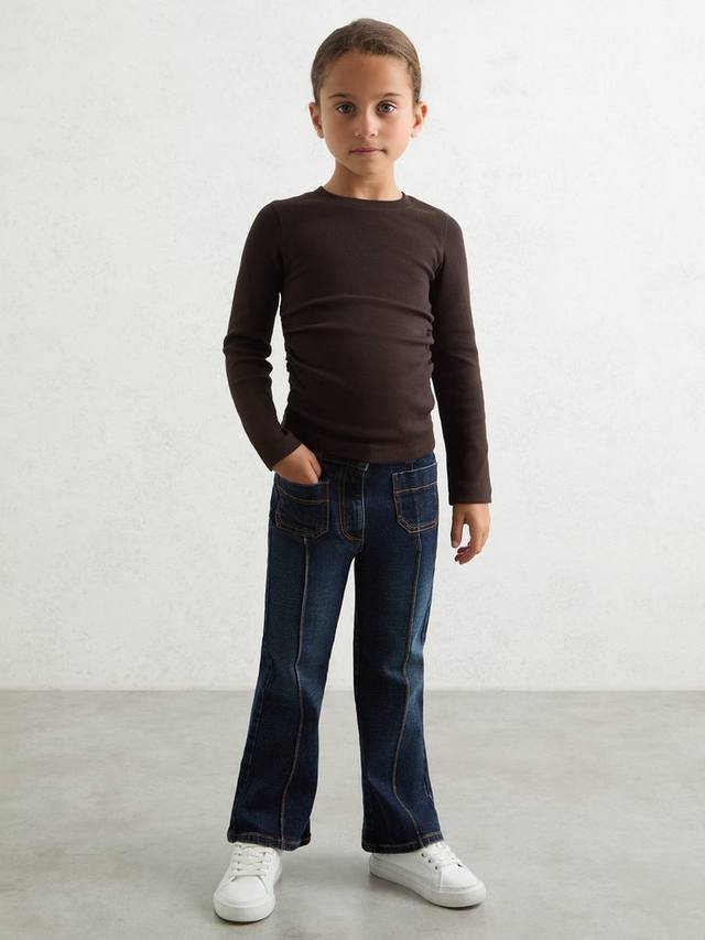 Детская футболка Trina с длинными рукавами и сборками из стрейч-хлопка Reiss, Chocolate
Детская футболка Trina с длинными рукавами и сборками из стрейч-хлопка Reiss, Chocolate