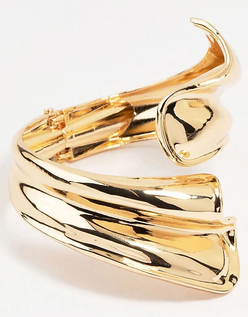 Lovisa Lovisa, золотой ребристый волнистый манжет на запястье
Lovisa Lovisa, золотой ребристый волнистый манжет на запястье