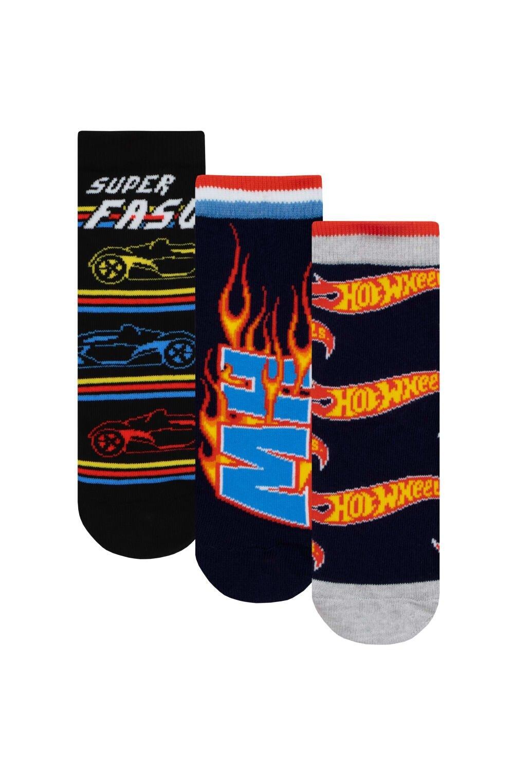 Комплект из 3 носков Hot Wheels, черный
Комплект из 3 носков Hot Wheels, черный