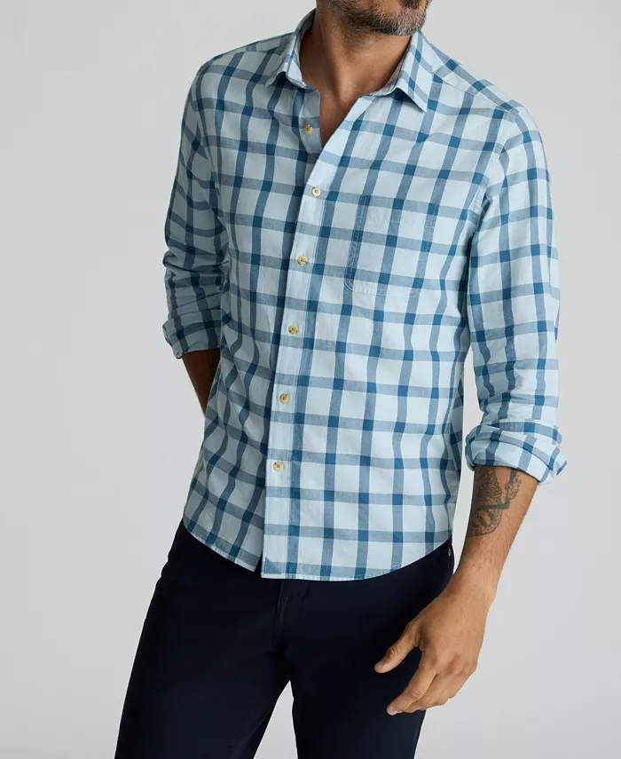 Мужская рубашка Kaiser с пуговицами Slim Fit без складок Untuckit, синий
Мужская рубашка Kaiser с пуговицами Slim Fit без складок Untuckit, синий