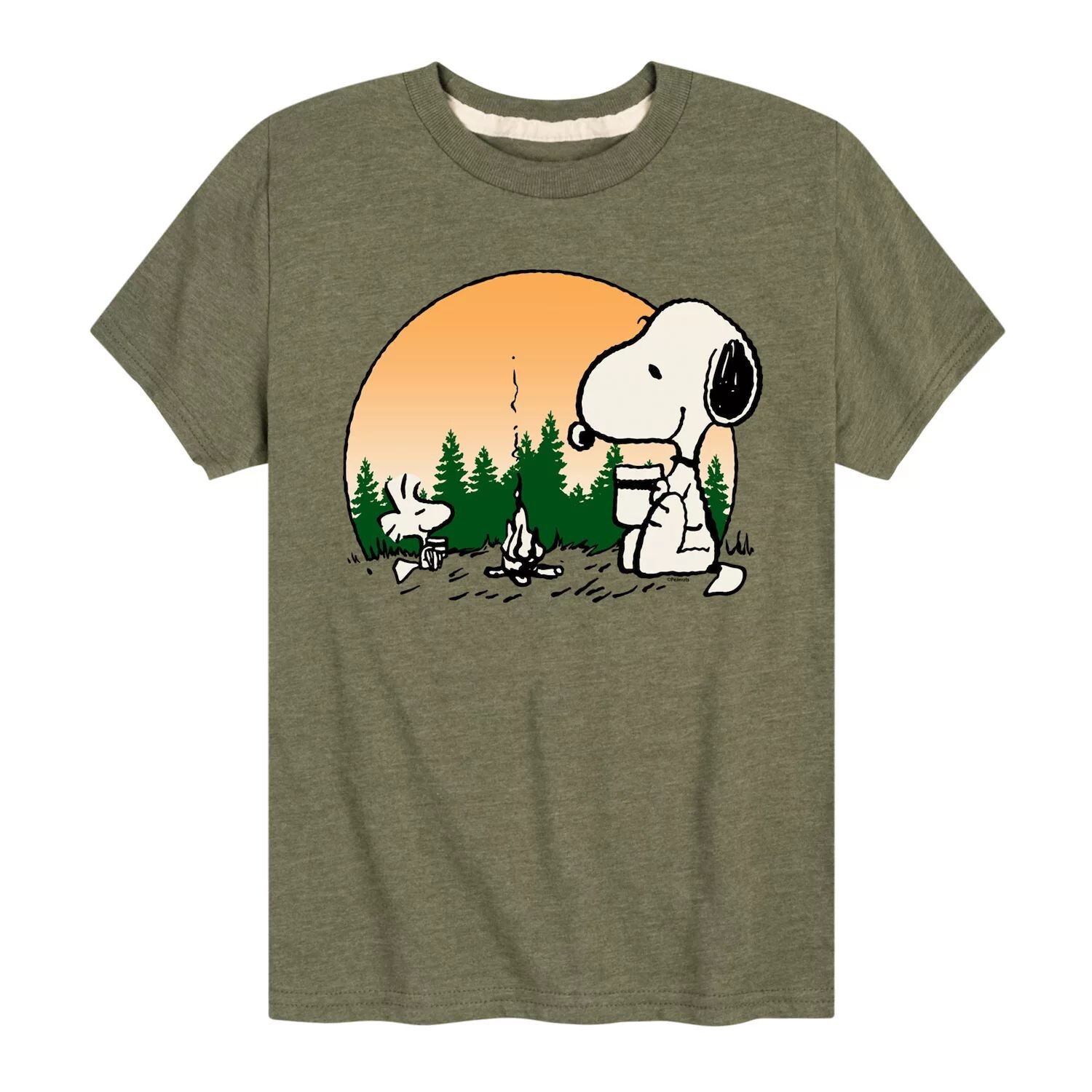 Футболка с рисунком Peanuts Snoopy Campfire для мальчиков 8–20 лет Licensed Character, зеленый
Футболка с рисунком Peanuts Snoopy Campfire для мальчиков 8–20 лет Licensed Character, зеленый