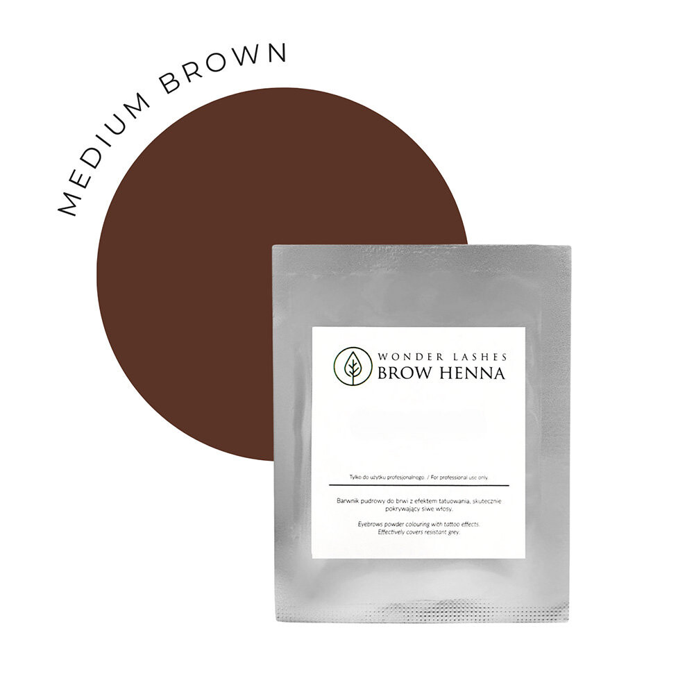 Wonder Lashes Brow Henna, средне-коричневый, 1 шт
Wonder Lashes Brow Henna, средне-коричневый, 1 шт