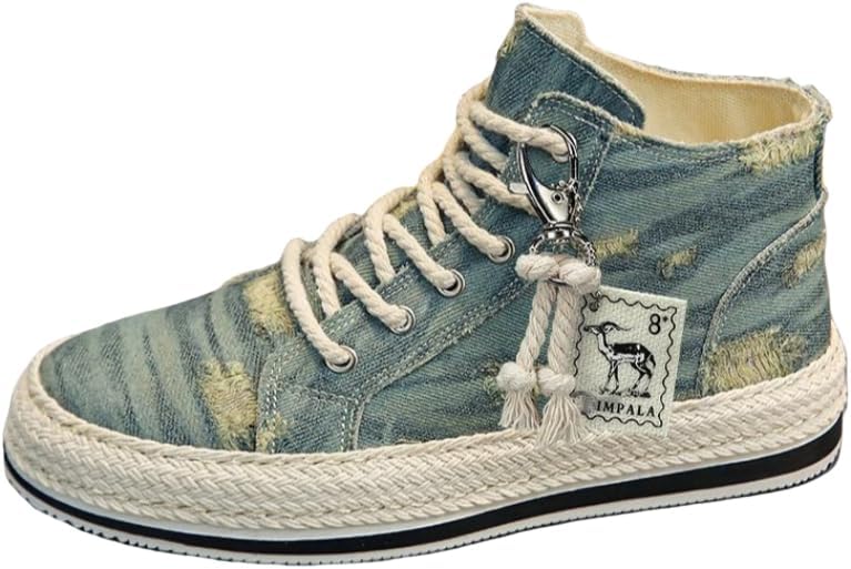 Мужские модные тканевые кеды - высокие кроссовки на шнуровке - резиновая подошва - подходят для повседневного использования круглый год Hoalox, синий
Мужские модные тканевые кеды - высокие кроссовки на шнуровке - резиновая подошва - подходят для повседневного использования круглый год Hoalox, синий