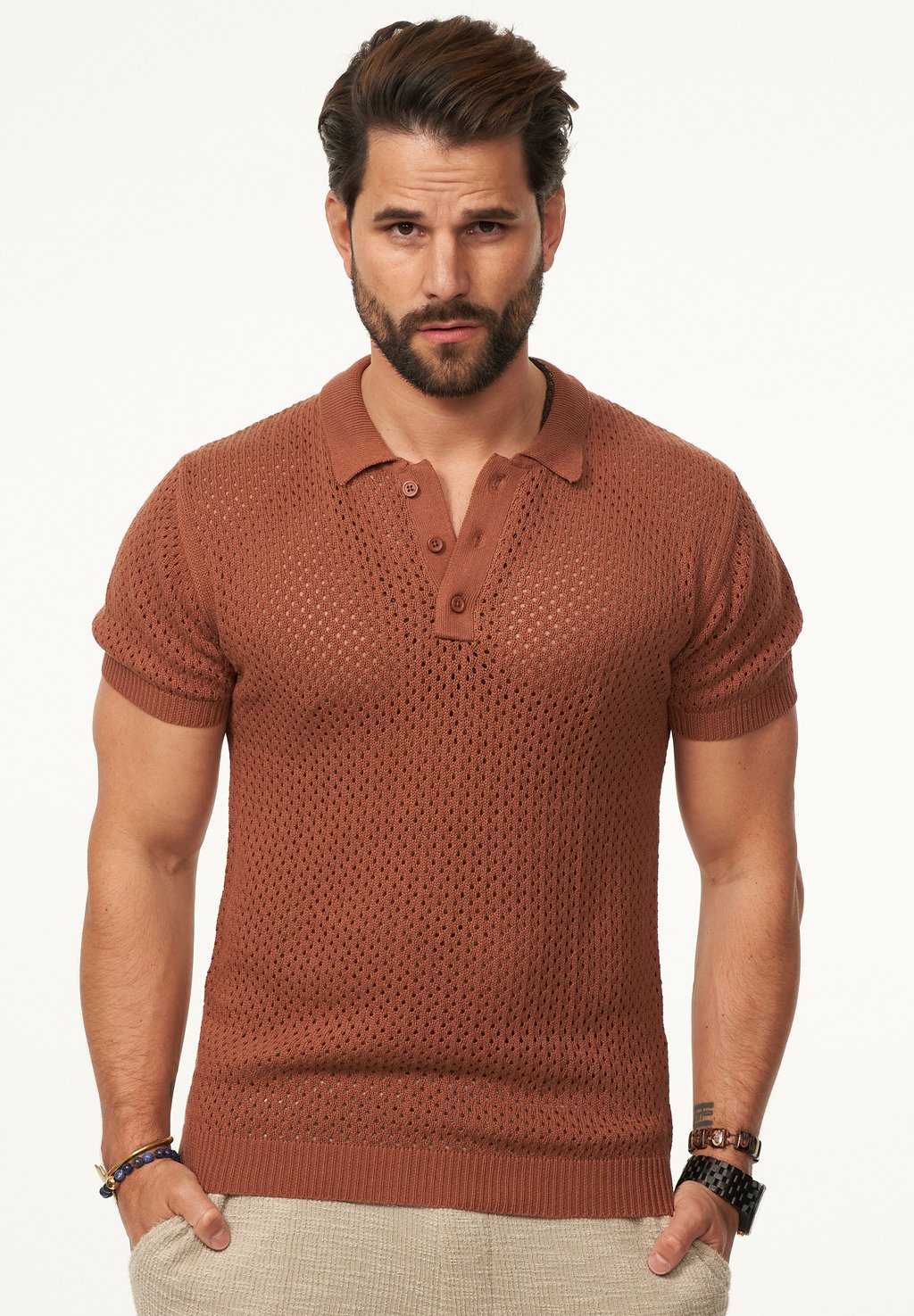 Рубашка поло One Redox, коричневый
Рубашка поло One Redox, коричневый